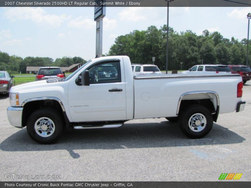 Summit White / Ebony 2007 Chevrolet Silverado 2500HD LT Regular Cab