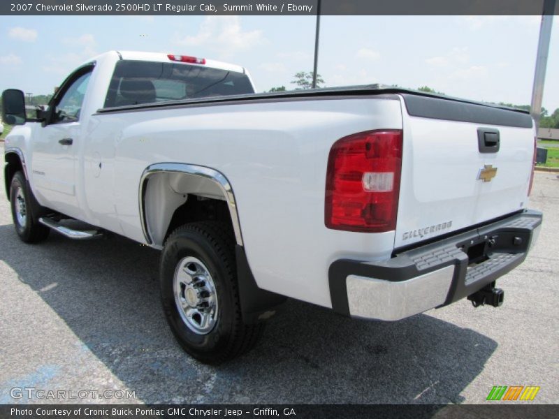 Summit White / Ebony 2007 Chevrolet Silverado 2500HD LT Regular Cab
