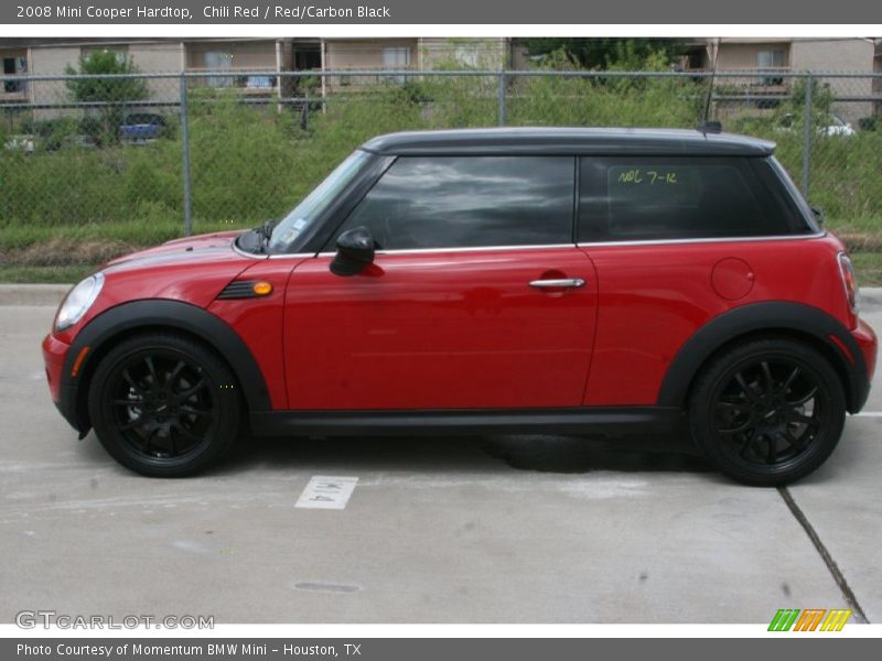 Chili Red / Red/Carbon Black 2008 Mini Cooper Hardtop