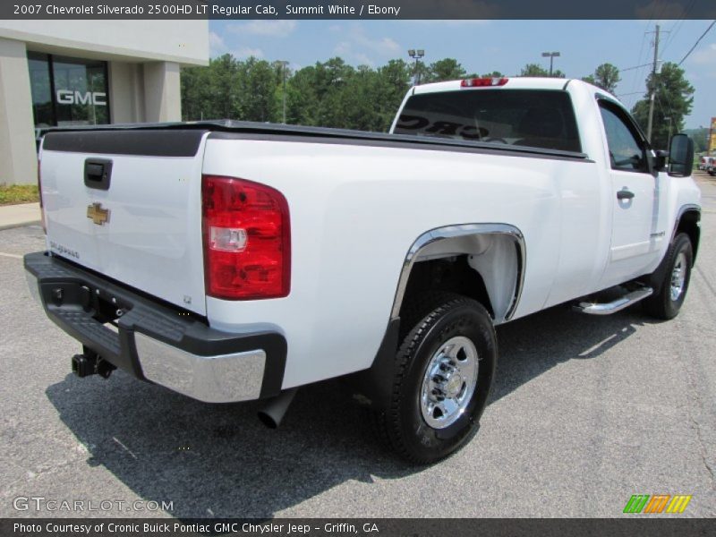 Summit White / Ebony 2007 Chevrolet Silverado 2500HD LT Regular Cab