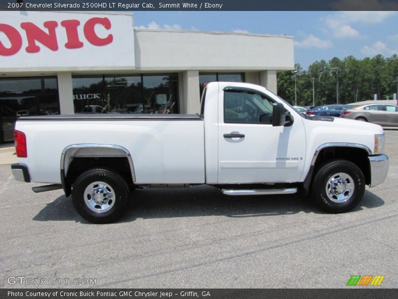 Summit White / Ebony 2007 Chevrolet Silverado 2500HD LT Regular Cab