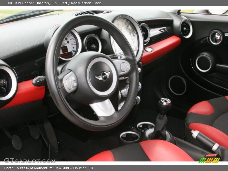 Chili Red / Red/Carbon Black 2008 Mini Cooper Hardtop