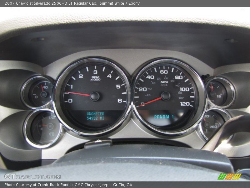  2007 Silverado 2500HD LT Regular Cab LT Regular Cab Gauges