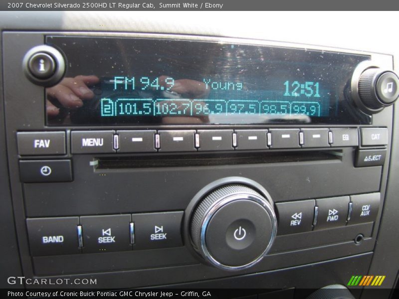 Summit White / Ebony 2007 Chevrolet Silverado 2500HD LT Regular Cab