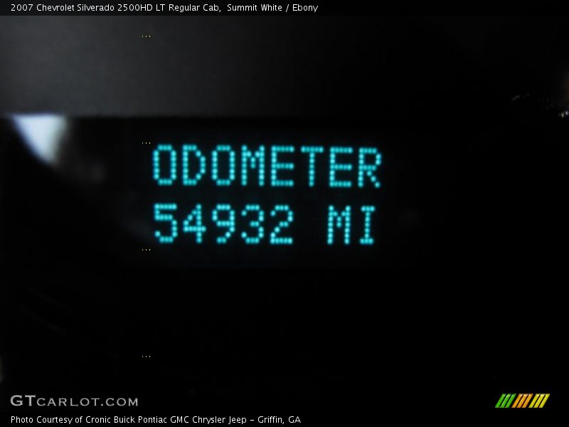 Summit White / Ebony 2007 Chevrolet Silverado 2500HD LT Regular Cab