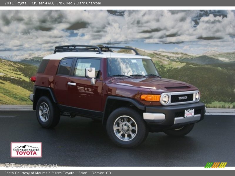 Brick Red / Dark Charcoal 2011 Toyota FJ Cruiser 4WD