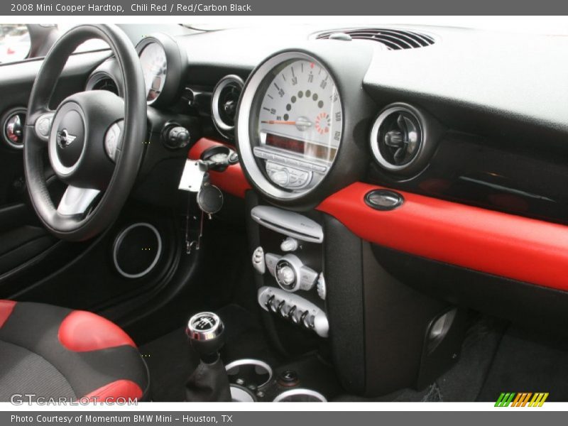 Chili Red / Red/Carbon Black 2008 Mini Cooper Hardtop