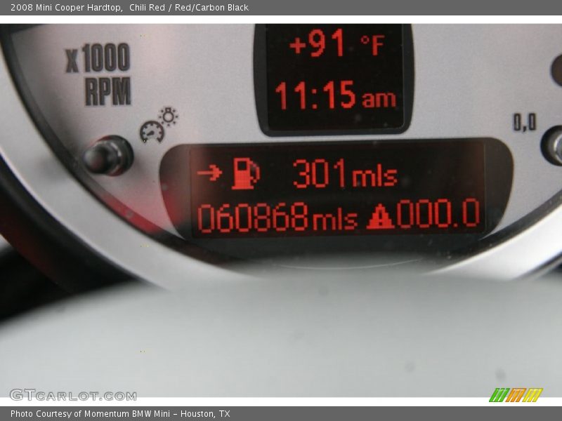 Chili Red / Red/Carbon Black 2008 Mini Cooper Hardtop