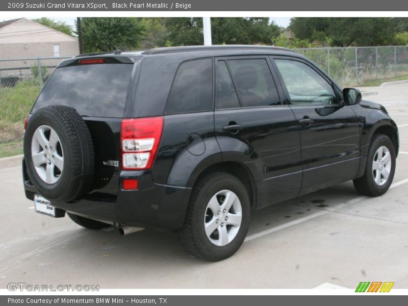 Black Pearl Metallic / Beige 2009 Suzuki Grand Vitara XSport
