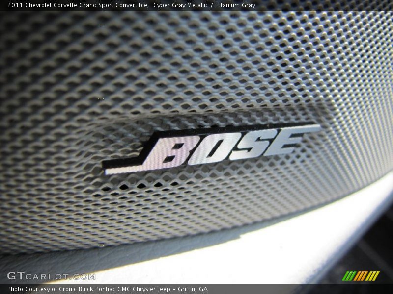 Cyber Gray Metallic / Titanium Gray 2011 Chevrolet Corvette Grand Sport Convertible