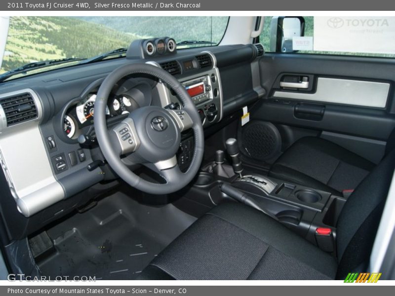 Silver Fresco Metallic / Dark Charcoal 2011 Toyota FJ Cruiser 4WD