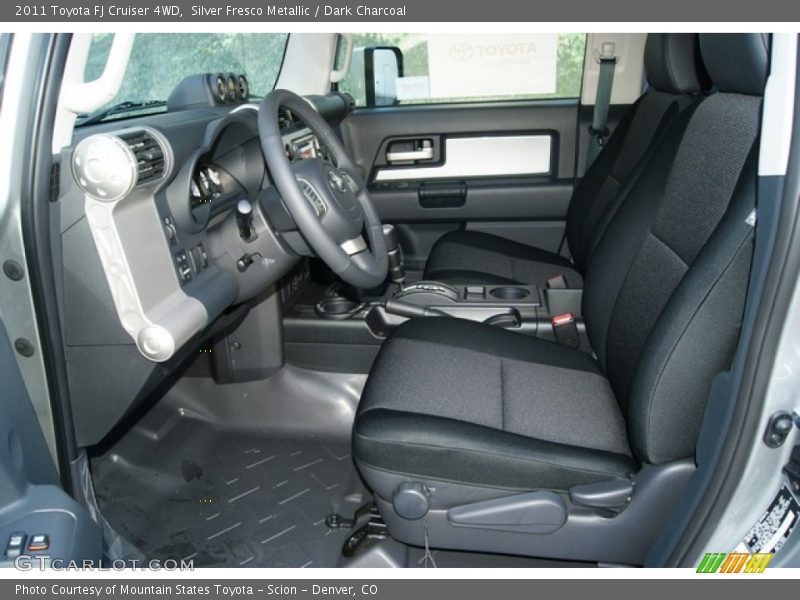 Silver Fresco Metallic / Dark Charcoal 2011 Toyota FJ Cruiser 4WD