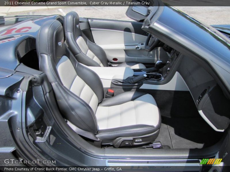  2011 Corvette Grand Sport Convertible Titanium Gray Interior