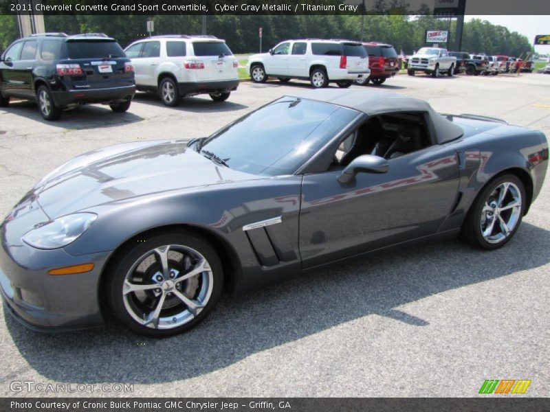  2011 Corvette Grand Sport Convertible Cyber Gray Metallic