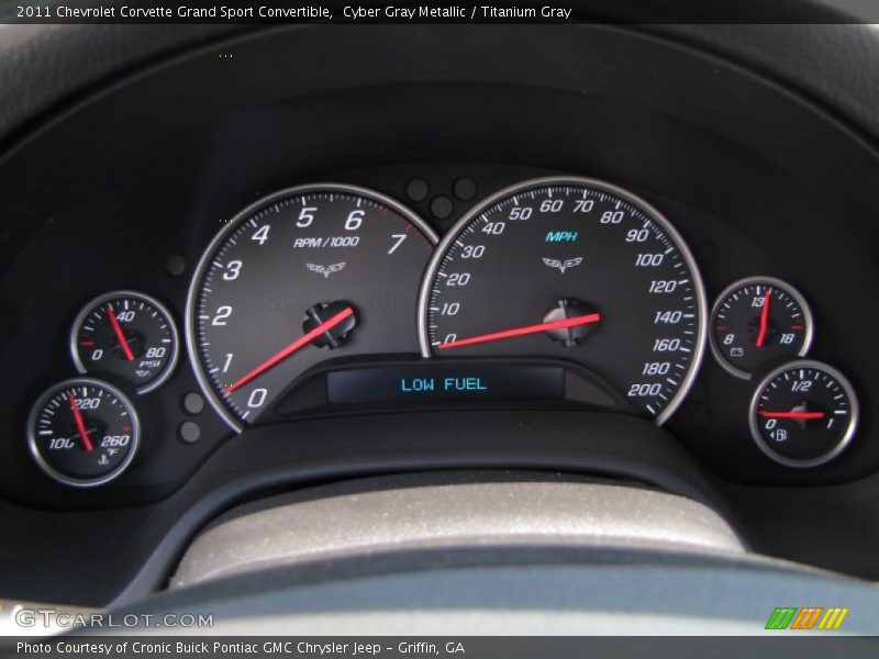  2011 Corvette Grand Sport Convertible Grand Sport Convertible Gauges