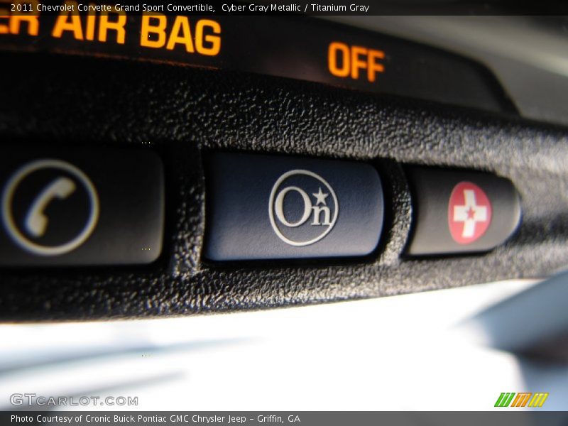 Cyber Gray Metallic / Titanium Gray 2011 Chevrolet Corvette Grand Sport Convertible