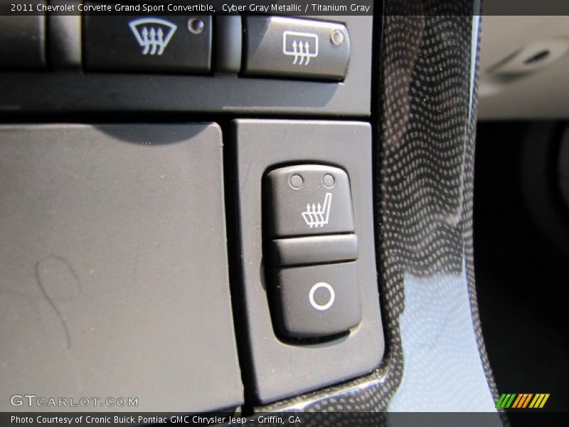 Cyber Gray Metallic / Titanium Gray 2011 Chevrolet Corvette Grand Sport Convertible