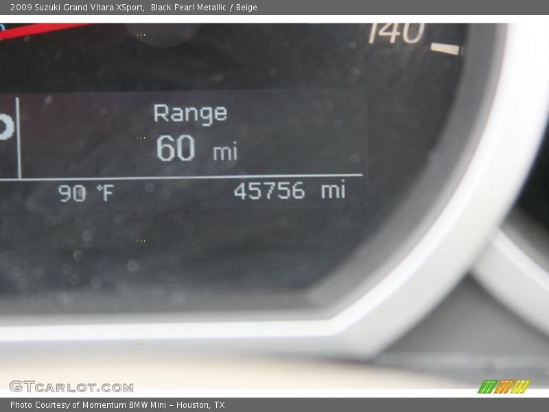 Black Pearl Metallic / Beige 2009 Suzuki Grand Vitara XSport