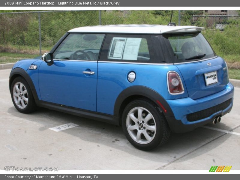 Lightning Blue Metallic / Black/Grey 2009 Mini Cooper S Hardtop