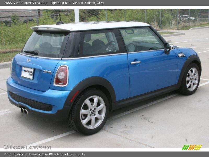 Lightning Blue Metallic / Black/Grey 2009 Mini Cooper S Hardtop
