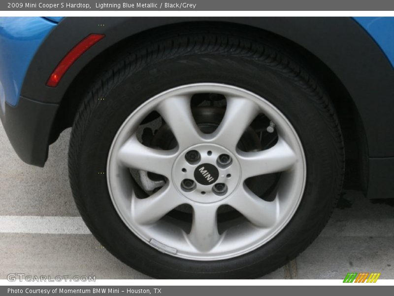 Lightning Blue Metallic / Black/Grey 2009 Mini Cooper S Hardtop