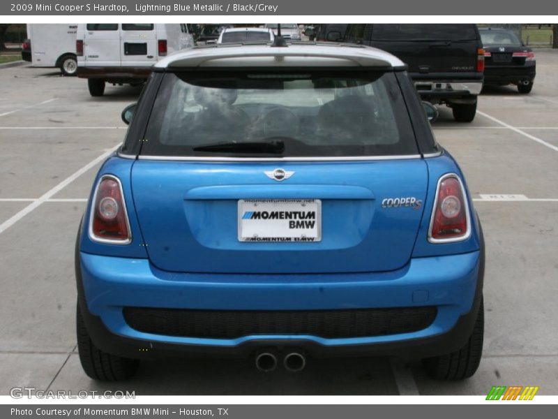 Lightning Blue Metallic / Black/Grey 2009 Mini Cooper S Hardtop