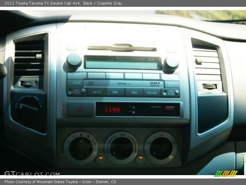 Black / Graphite Gray 2011 Toyota Tacoma TX Double Cab 4x4