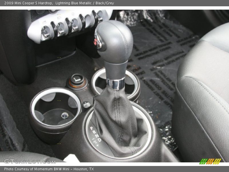 Lightning Blue Metallic / Black/Grey 2009 Mini Cooper S Hardtop
