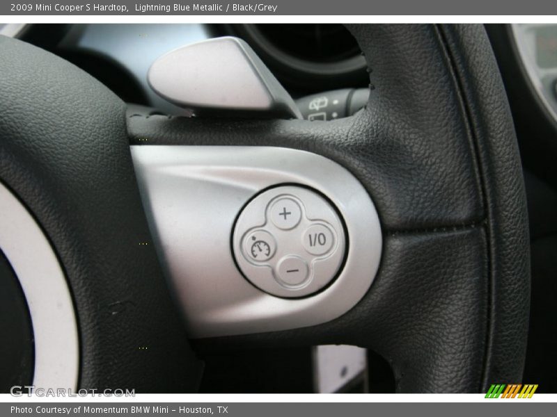 Lightning Blue Metallic / Black/Grey 2009 Mini Cooper S Hardtop