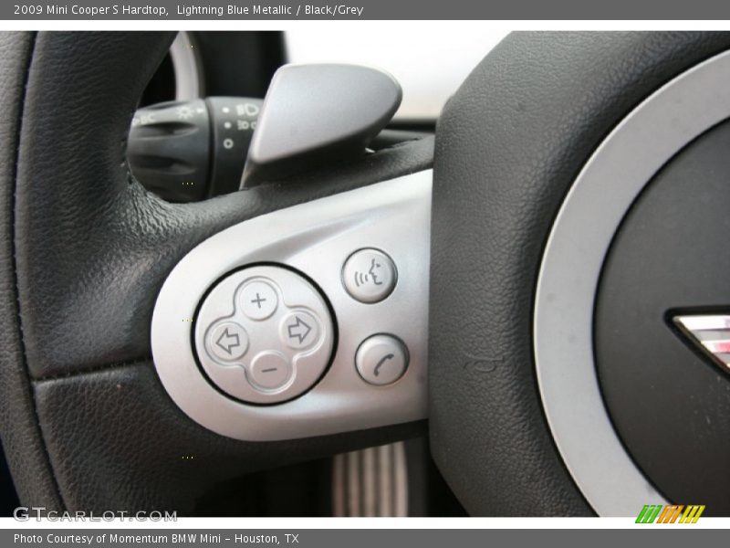 Lightning Blue Metallic / Black/Grey 2009 Mini Cooper S Hardtop