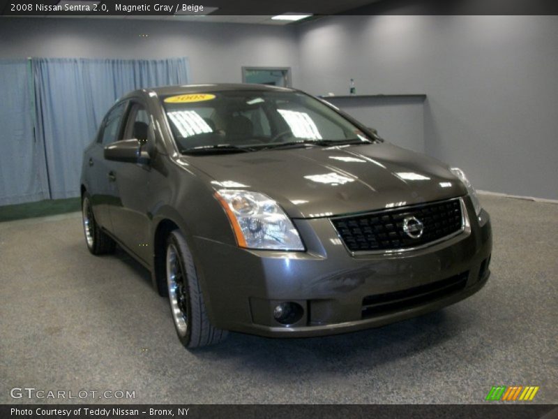 Magnetic Gray / Beige 2008 Nissan Sentra 2.0