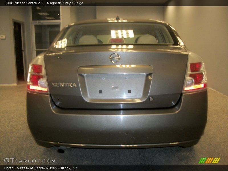 Magnetic Gray / Beige 2008 Nissan Sentra 2.0