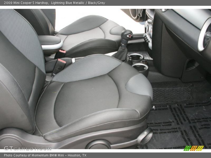 Lightning Blue Metallic / Black/Grey 2009 Mini Cooper S Hardtop