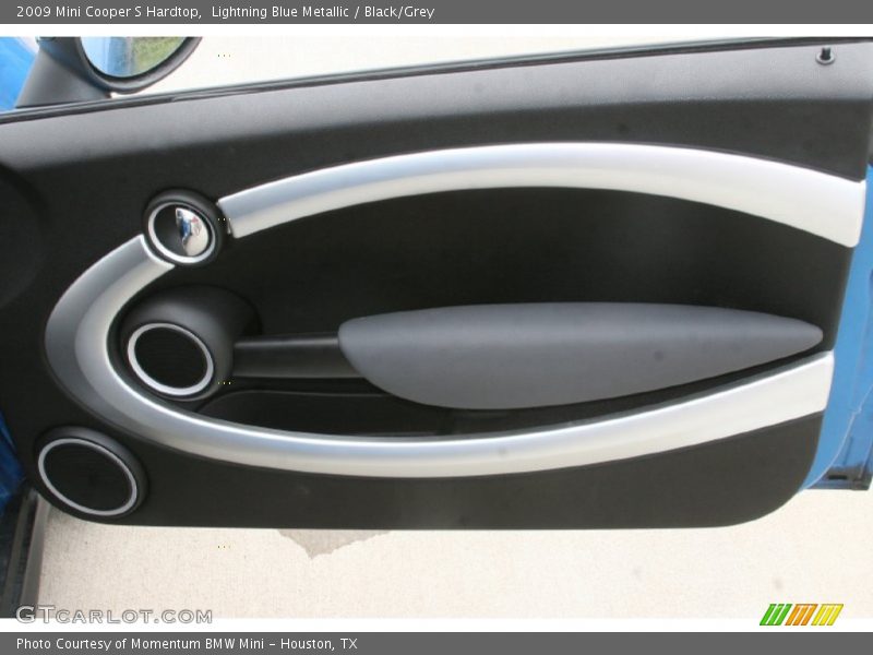 Lightning Blue Metallic / Black/Grey 2009 Mini Cooper S Hardtop