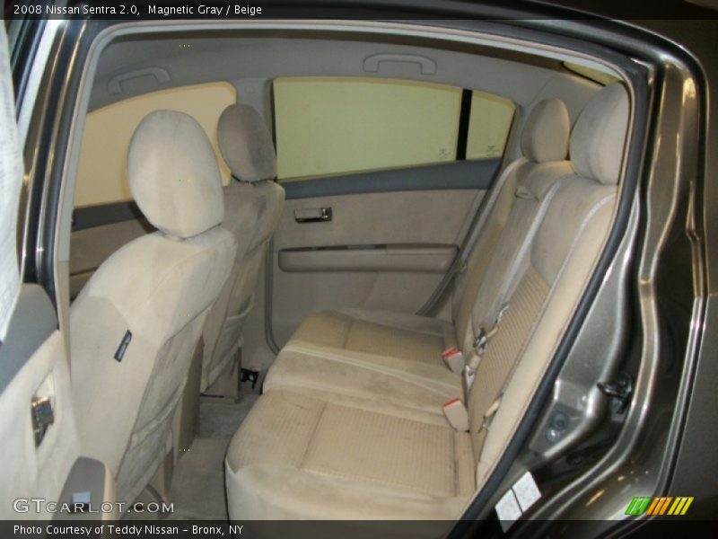 Magnetic Gray / Beige 2008 Nissan Sentra 2.0