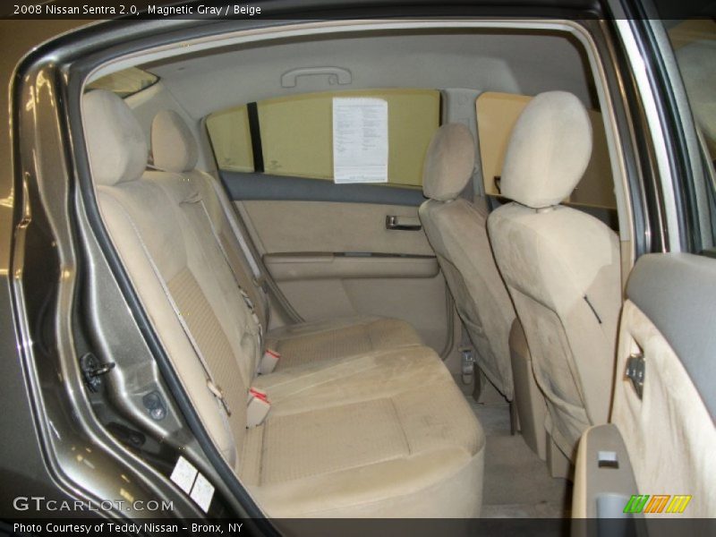 Magnetic Gray / Beige 2008 Nissan Sentra 2.0