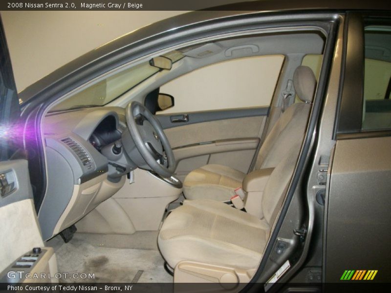 Magnetic Gray / Beige 2008 Nissan Sentra 2.0