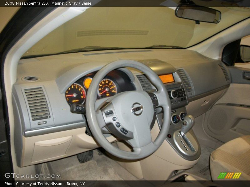 Magnetic Gray / Beige 2008 Nissan Sentra 2.0