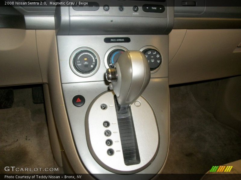 Magnetic Gray / Beige 2008 Nissan Sentra 2.0