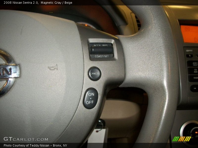 Magnetic Gray / Beige 2008 Nissan Sentra 2.0