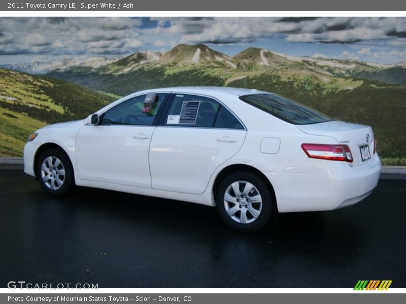 Super White / Ash 2011 Toyota Camry LE