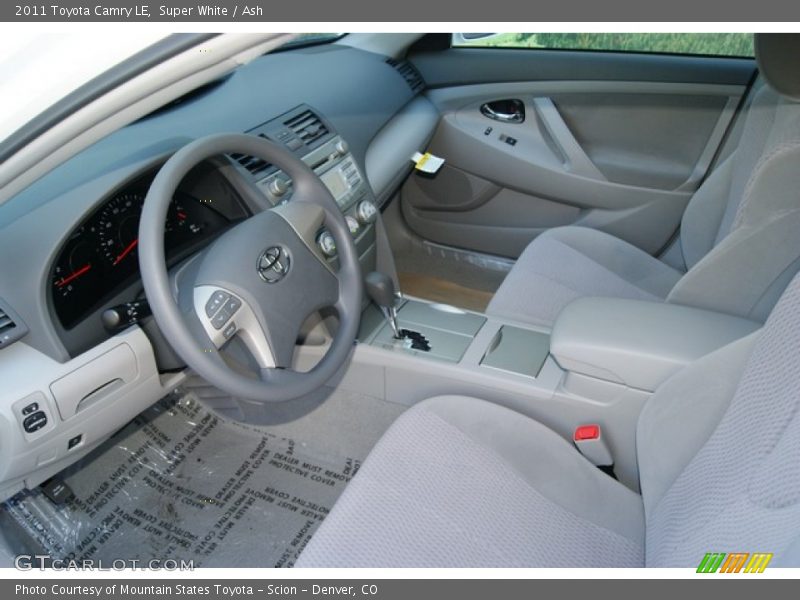 Super White / Ash 2011 Toyota Camry LE