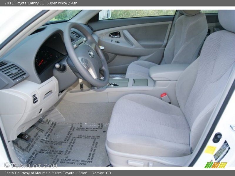 Super White / Ash 2011 Toyota Camry LE