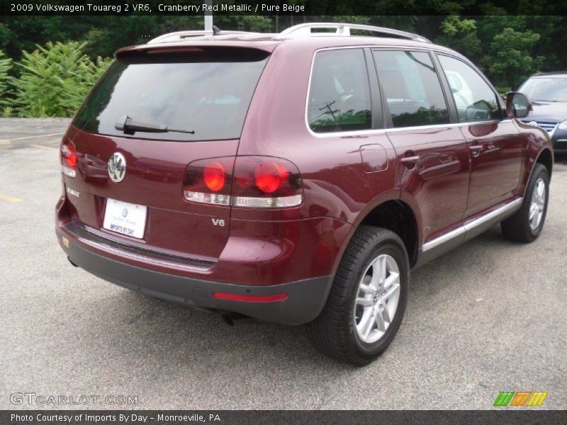 Cranberry Red Metallic / Pure Beige 2009 Volkswagen Touareg 2 VR6