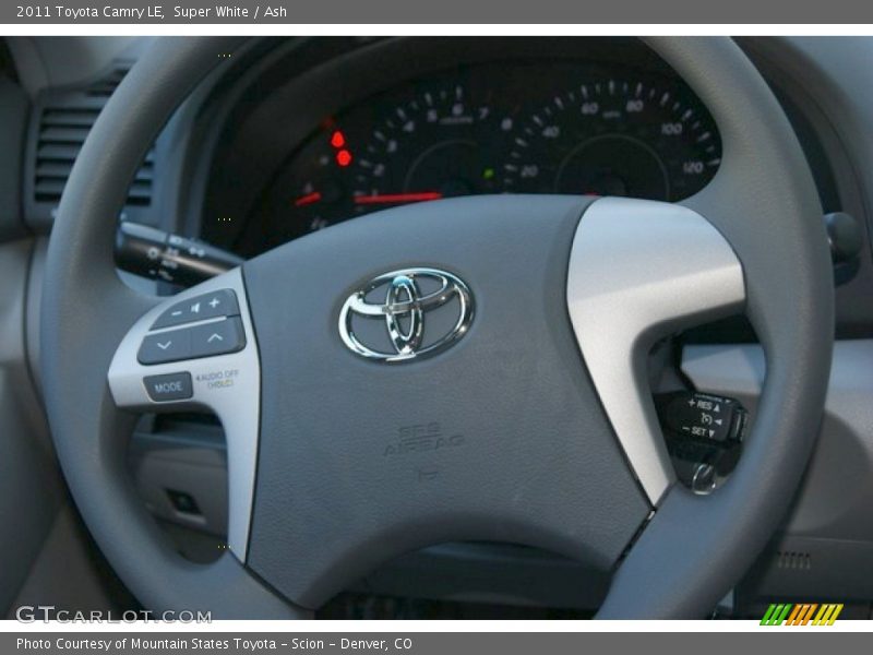 Super White / Ash 2011 Toyota Camry LE