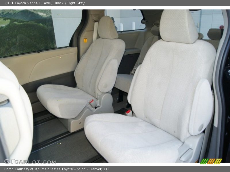 Black / Light Gray 2011 Toyota Sienna LE AWD