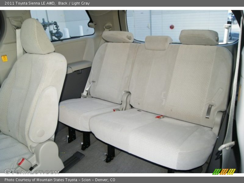 Black / Light Gray 2011 Toyota Sienna LE AWD