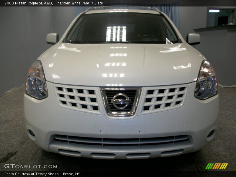Phantom White Pearl / Black 2008 Nissan Rogue SL AWD