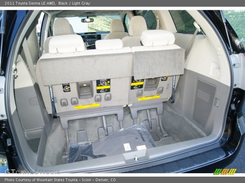 Black / Light Gray 2011 Toyota Sienna LE AWD