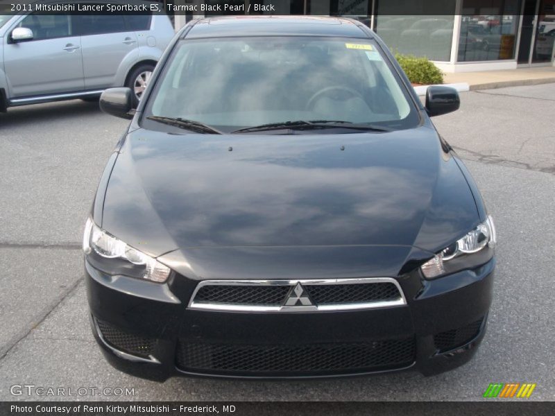 Tarmac Black Pearl / Black 2011 Mitsubishi Lancer Sportback ES